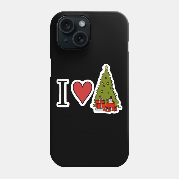 I love Christmas with all of the trimmings Phone Case by ellenhenryart