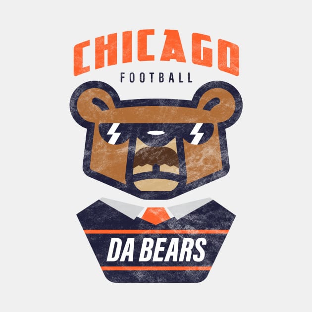 Chicago Football Legendary Coach Bear by BooTeeQue