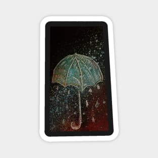 Spray paint umbrella Magnet