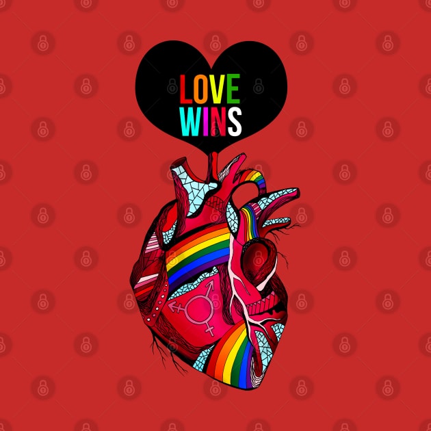 Love Wins Pride Heart by kenallouis