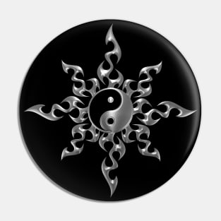 yin yang of fire Pin