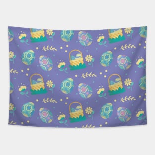 cute  easter-eggs pattern Tapestry