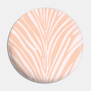 Pink Peach Zebra Animal Print Boho Pin