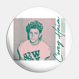 Corey Haim /// Retro 80s Fan Aesthetic Design Pin