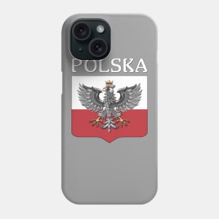 POLSKA - Polish Eagle and Shield Phone Case