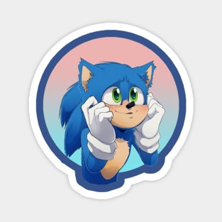 happy sonic Magnet