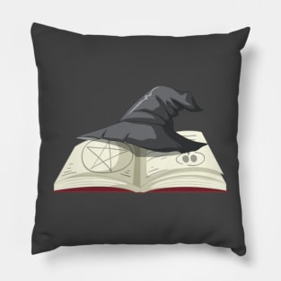 Halloween hat & book Pillow