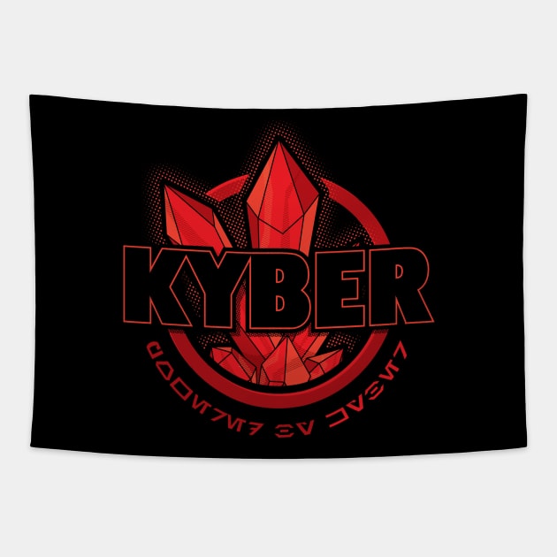 Powered by KYBER - red Tapestry by TrulyMadlyGeekly