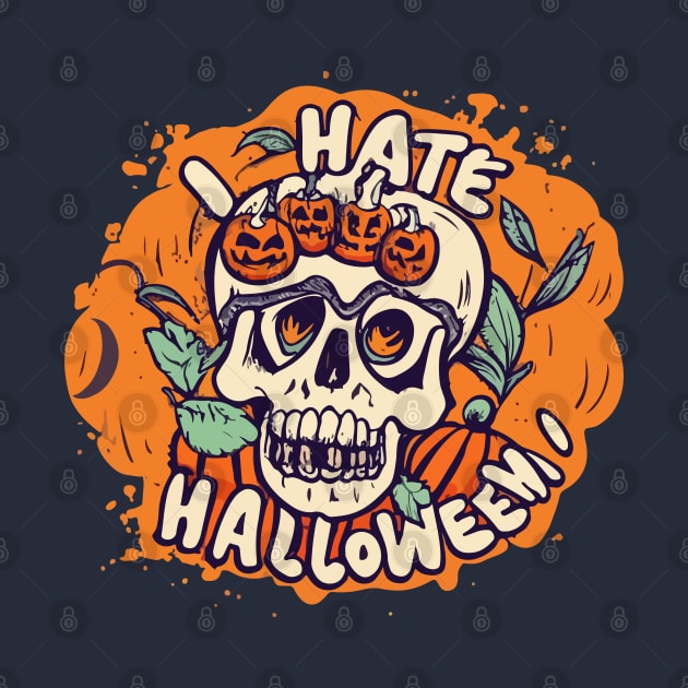 I hate Halloween by CatCoconut-Art