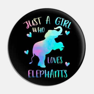 Just a girl who loves elephants Pin