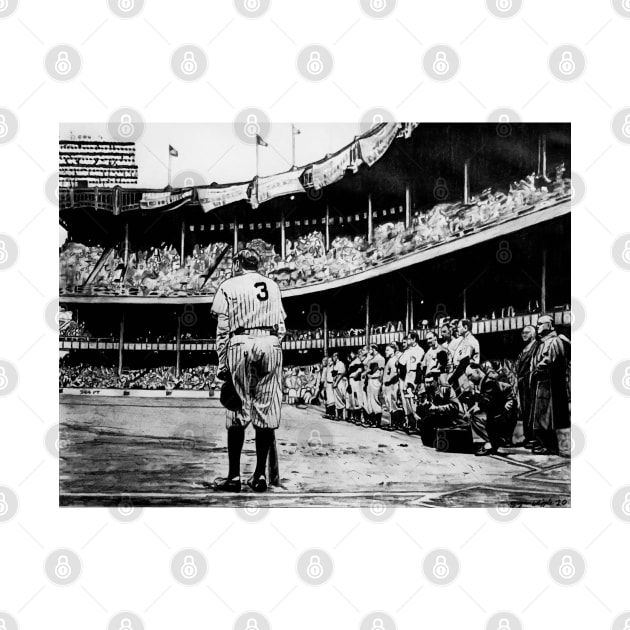 Babe Ruth’s Farewell by BryanWhipple