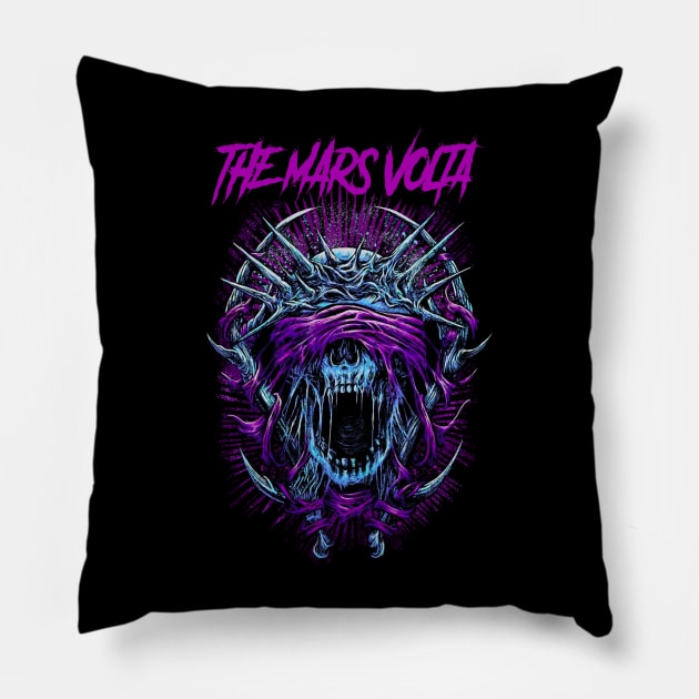 THE MARS VOLTA BAND Pillow by batubara.studio