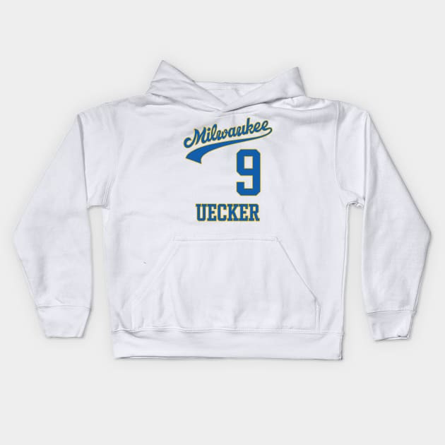 Retro Bob Uecker Baseball Jersey Tribute Hoodie