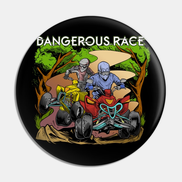 Dangerous Race Pin by TAMASTUD