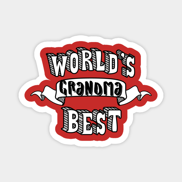 World's Best Grandma Magnet by theMeticulousWhim