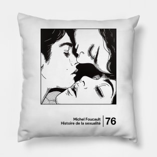 Michel Foucault - Minimal Style Graphic Artwork Pillow