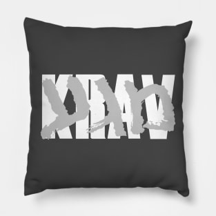 Krav Magakira - White v1 Pillow