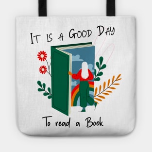 it is a good day to read a book shirt, book shirt, good day shirt Tote