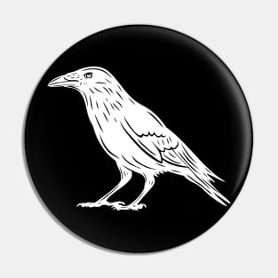 Beauty Raven Pin