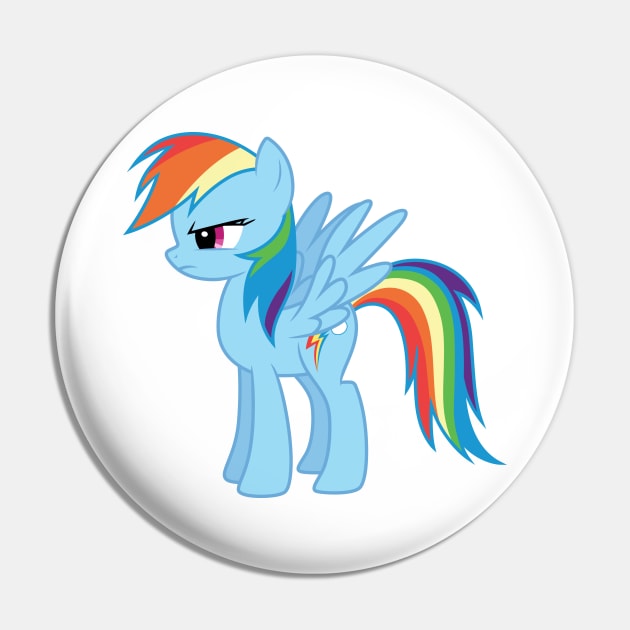 Flutteryay Rainbow Dash 2 Pin by CloudyGlow