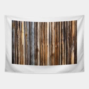 Brown wooden planks background Tapestry