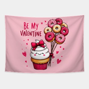 Valentine Donut Bouquet Tapestry