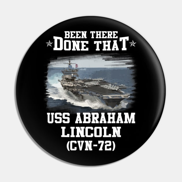 CVN-72 USS Abraham Lincoln T-Shirt Navy Ships Tee Pin by danieldamssm