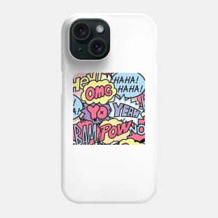 speech bubble Phone Case