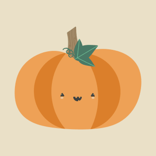 Cute happy carved pumpkin T-Shirt