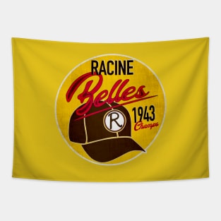 Racine Belles • AAGPBL Hat • Racine, Wisconsin Tapestry