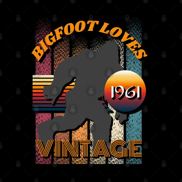 Bigfoot Loves Vintage 1961 by Scovel Design Shop