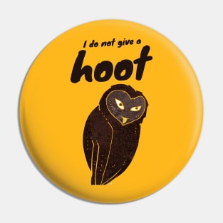 I do not give a hoot Pin