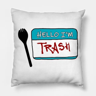 Forky "I'm Trash" Pillow