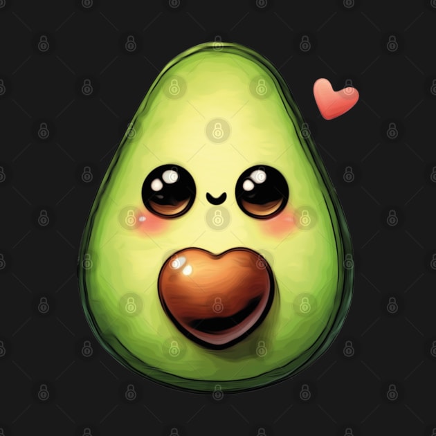 Kawaii Avocado by UniFox