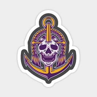 skull pirate Magnet