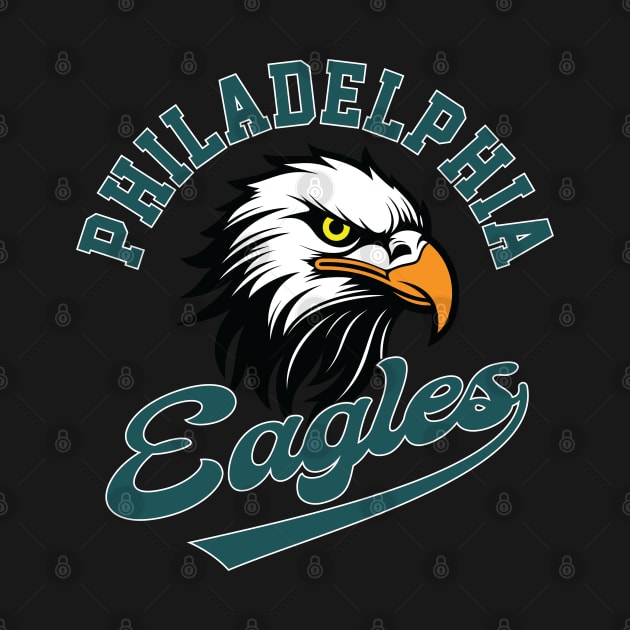 Vintage Philadelphia Eagles by Cemploex_Art