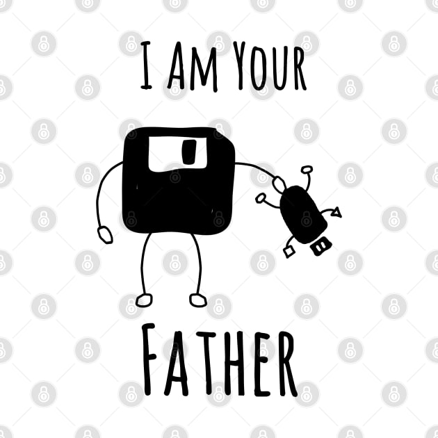 Cute & Funny USB Floppy Disk I Am Your Father by kevenwal