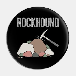 Rockhound Rock Pick Geology Hammer Rockhounding Gift Pin