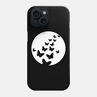 Butterflies moon Phone Case