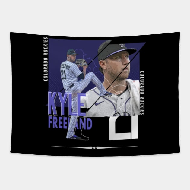 Kyle Freeland baseball Paper Poster Rockies 4 - Kyle Freeland - Sticker