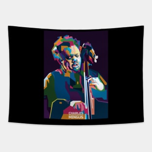 Abstract Geometric Charles Mingus in WPAP Tapestry