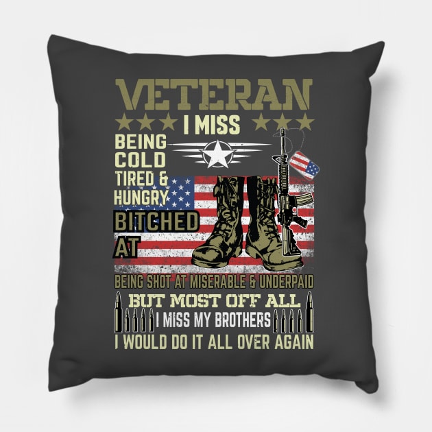 I Am A Veteran Pillow by Kingdom Arts and Designs