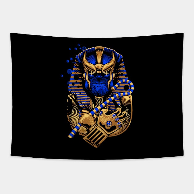 Thano-Tut Tapestry by Mr Eggs Favorites