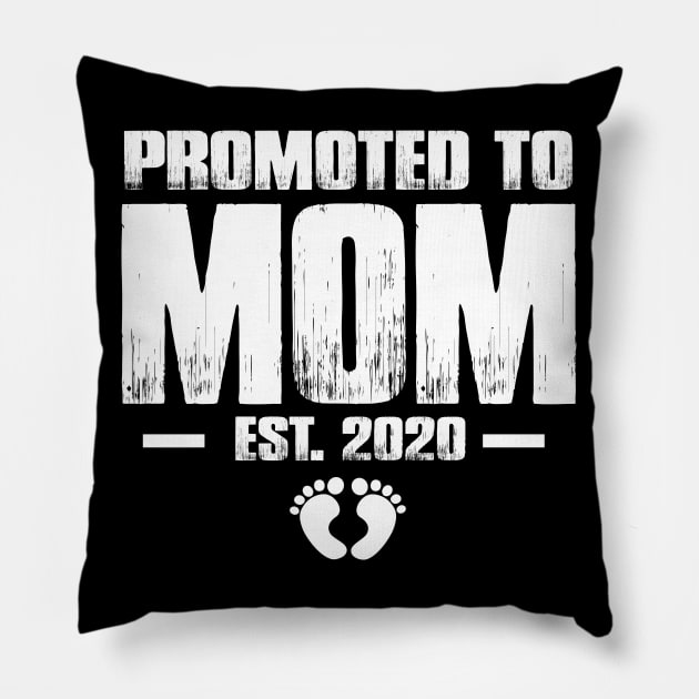 Promoted to Mom 2020 Funny Mother's Day Gift Ideas For New Mommy Pillow by smtworld