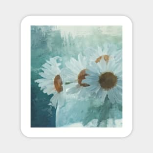 Shasta daisies Magnet