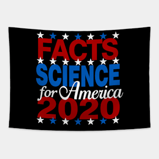 Vote Facts Science for America Biden Harris 2020 Tapestry