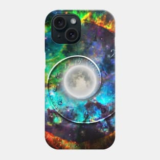 Moon in fantasy space Phone Case