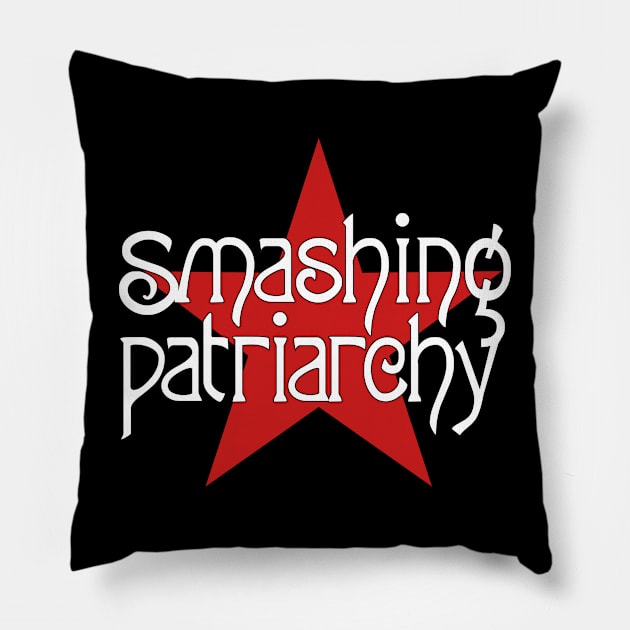 Smash Patriarchy, Not Pumpkins Pillow by adifitri