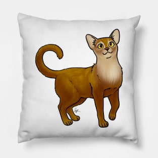 Cat - Abyssinian - Sorrel Pillow