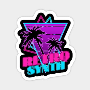 Vaporwave Aesthetic Style 80s Synthwave Retro Magnet